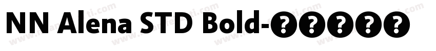 NN Alena STD Bold字体转换